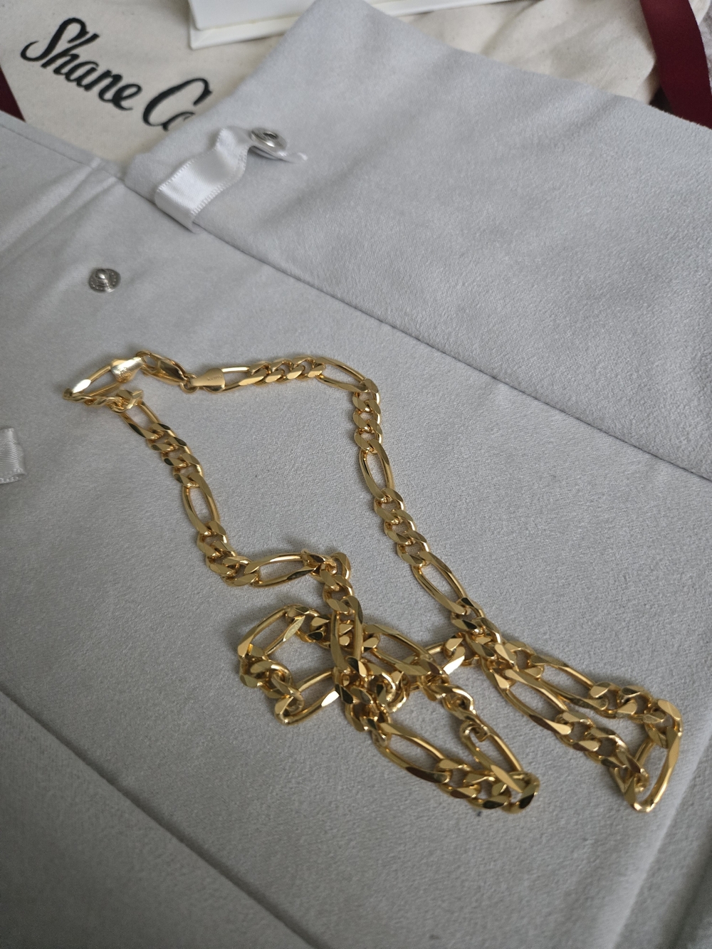 Gold Link Necklace - Women's Accessory